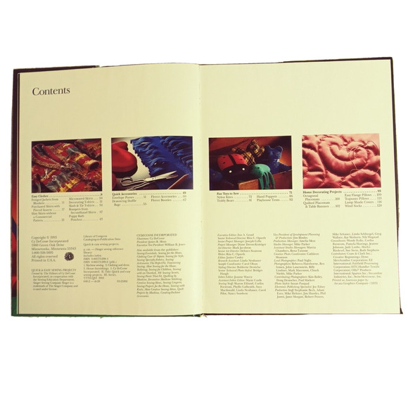 Singer Sewing Book Quick and Easy Sewing Projects Reference Library Craft Book - Picture 4 of 11